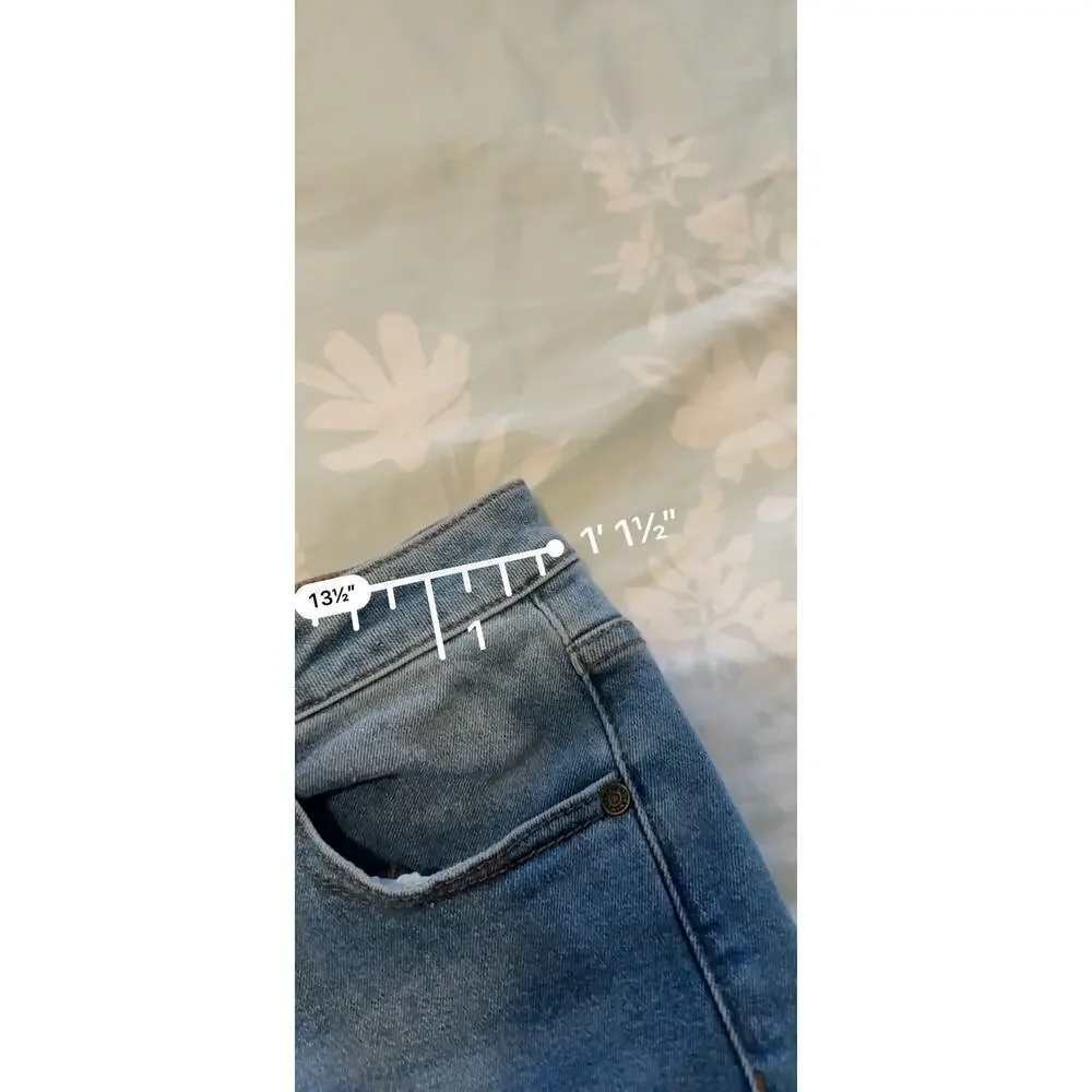 Papaya women's Size 5 Blue Denim High Rise Straight Leg Jeans